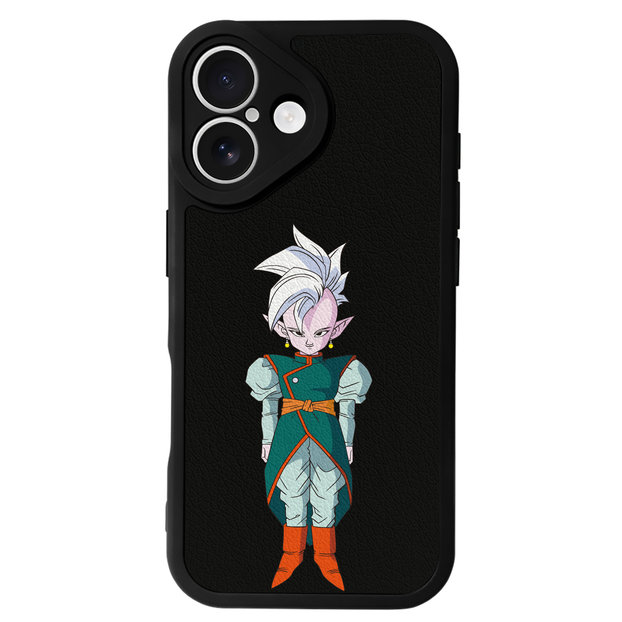（画像用） ドラゴンボール DRAGON BALL 【iPhone 16シリーズ対応】シリコンスマホケース（レザー調） 材質：シリコン